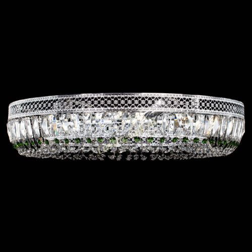 Люстра Венеция Кольцо №8 пластинка зеленая в Сочи Гусь Хрустальный