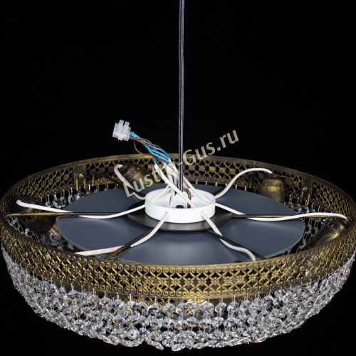 Люстра Венеция Кольцо №6 под бронзу в Сочи Гусь Хрустальный