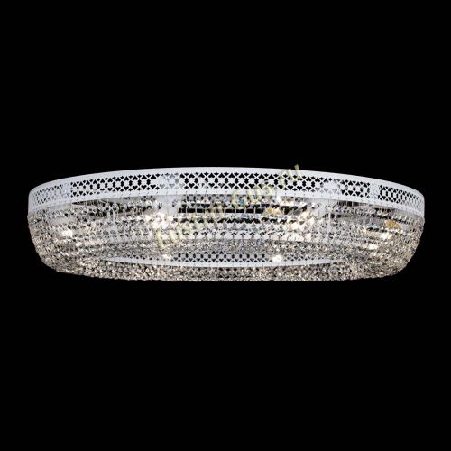 Люстра Венеция Кольцо №8 белая в Сочи Гусь Хрустальный