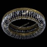 Люстра Венеция Кольцо №8 пластинка под бронзу Фиолетовая в Сочи