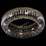 Люстра Венеция Кольцо №8 пластинка под бронзу Красная в Сочи