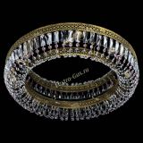 Люстра Венеция Кольцо №8 пластинка под бронзу Розовая в Сочи