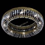 Люстра Венеция Кольцо №8 пластинка под бронзу Розовая в Сочи