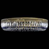 Люстра Венеция Кольцо №8 пластинка под бронзу Синяя в Сочи