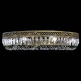 Люстра Венеция Кольцо №8 пластинка под бронзу Зеленая в Сочи