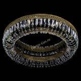 Люстра Венеция Кольцо №8 пластинка под бронзу Зеленая в Сочи