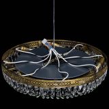 Люстра Венеция Кольцо №8 пластинка под бронзу Зеленая в Сочи