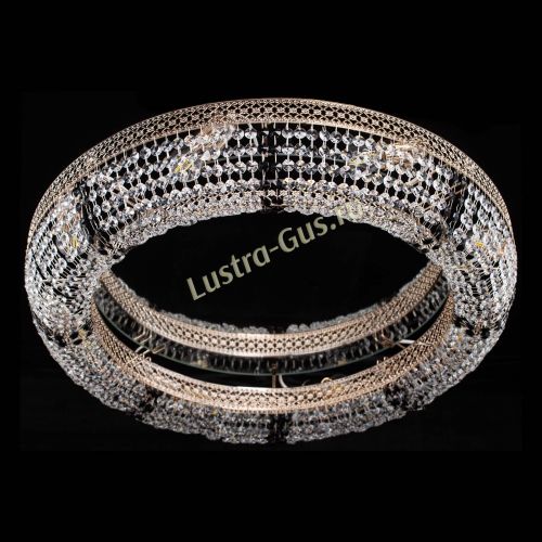 Люстра Венеция Кольцо №8 черная в Сочи Гусь Хрустальный