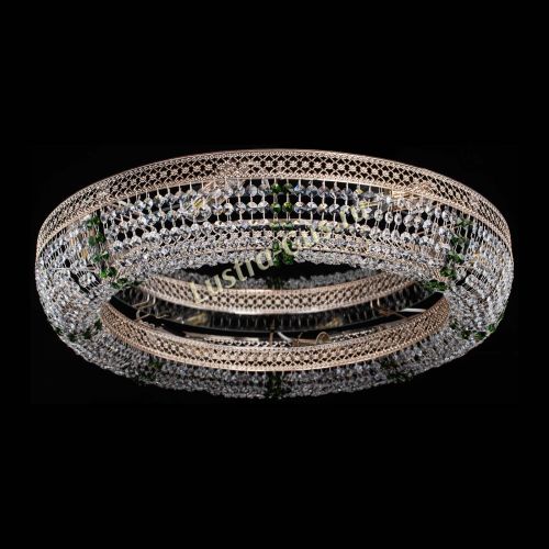 Люстра Венеция Кольцо №8 зеленое в Сочи Гусь Хрустальный