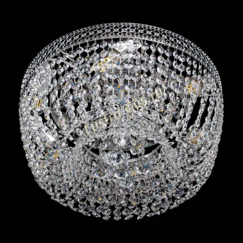 Люстра Венеция Кольцо конус 400 мм в Сочи Гусь Хрустальный