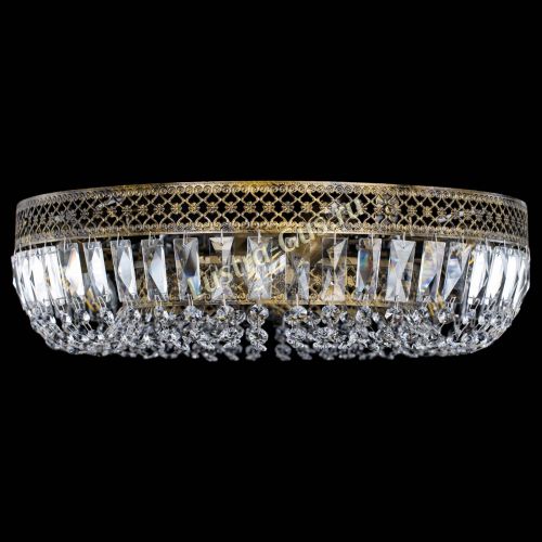 Люстра Венеция Кольцо пластинка под бронзу в Сочи Гусь Хрустальный