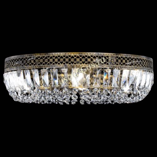 Люстра Венеция Кольцо пластинка под бронзу в Сочи Гусь Хрустальный