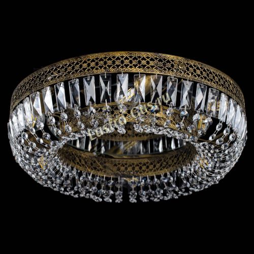 Люстра Венеция Кольцо пластинка под бронзу в Сочи Гусь Хрустальный