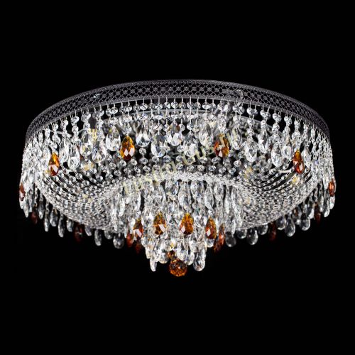 Люстра Венеция Кольцо Черная №8 чайная в Сочи Гусь Хрустальный