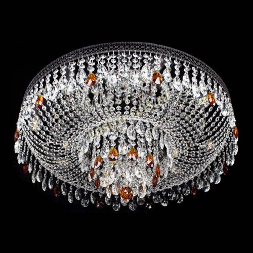 Люстра Венеция Кольцо Черная №8 чайная в Сочи Гусь Хрустальный