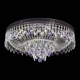 Люстра Венеция Кольцо Черная №8 фиолетовая в Сочи