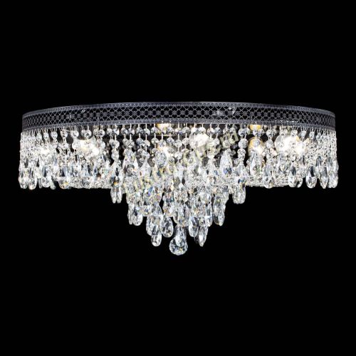 Люстра Венеция Кольцо журавлик №8 черная в Сочи Гусь Хрустальный