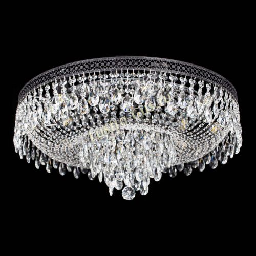 Люстра Венеция Кольцо журавлик №8 черная в Сочи Гусь Хрустальный