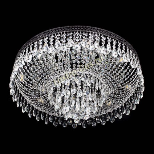 Люстра Венеция Кольцо журавлик №8 черная в Сочи Гусь Хрустальный