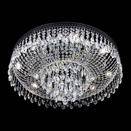 Люстра Венеция Кольцо журавлик №8 черная в Сочи Гусь Хрустальный