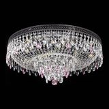 Люстра Венеция Кольцо Черная №8 розовая в Сочи