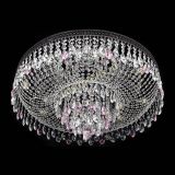 Люстра Венеция Кольцо Черная №8 розовая в Сочи