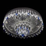 Люстра Венеция Кольцо Черная №8 синяя в Сочи