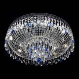 Люстра Венеция Кольцо Черная №8 синяя в Сочи