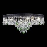 Люстра Венеция Кольцо Черная №8 зеленая в Сочи