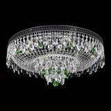 Люстра Венеция Кольцо Черная №8 зеленая в Сочи