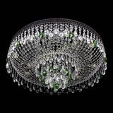 Люстра Венеция Кольцо Черная №8 зеленая в Сочи