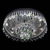 Люстра Венеция Кольцо Черная №8 зеленая в Сочи