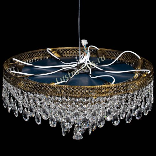 Люстра Венеция Кольцо журавлик №8 под бронзу в Сочи Гусь Хрустальный