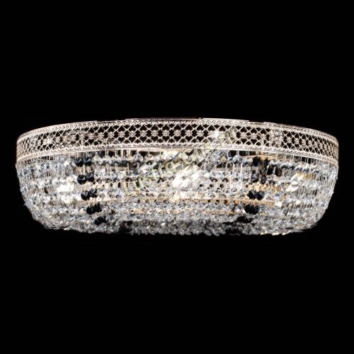 Люстра Венеция Кольцо черная в Сочи Гусь Хрустальный