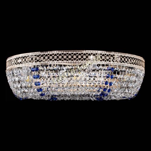 Люстра Венеция Кольцо синяя в Сочи Гусь Хрустальный