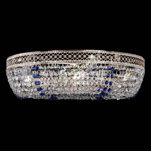 Люстра Венеция Кольцо синяя в Сочи Гусь Хрустальный