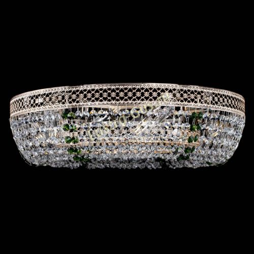 Люстра Венеция Кольцо зеленая в Сочи Гусь Хрустальный