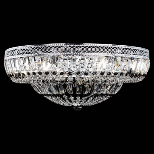 Люстра Венеция Купол пластинка 600 Черная в Сочи Гусь Хрустальный