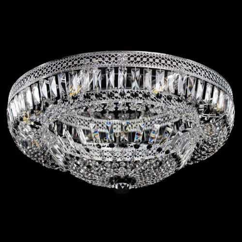 Люстра Венеция Купол пластинка 600 Черная в Сочи Гусь Хрустальный