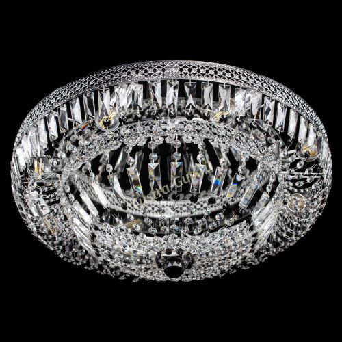 Люстра Венеция Купол пластинка 600 Черная в Сочи Гусь Хрустальный