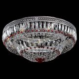 Люстра Венеция Купол пластинка 600 Красная в Сочи