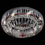 Люстра Венеция Купол пластинка 600 Красная в Сочи