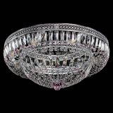 Люстра Венеция Купол пластинка 600 Розовая в Сочи