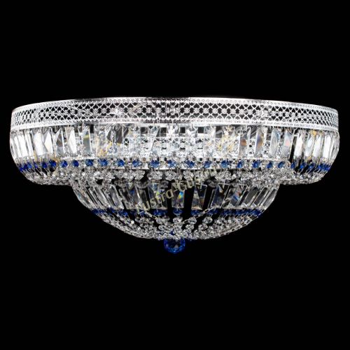 Люстра Венеция Купол пластинка 600 Синяя в Сочи Люстра Венеция Купол пластинка 600 Синяя в Сочи