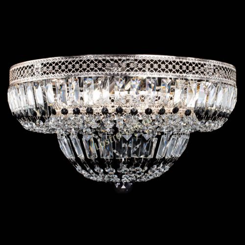 Люстра Венеция Купол пластинка Черная в Сочи Гусь Хрустальный