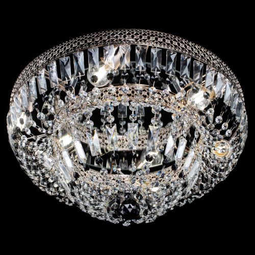 Люстра Венеция Купол пластинка Черная в Сочи Гусь Хрустальный