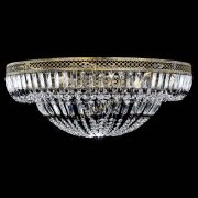 Люстра Венеция Купол пластинка под бронзу Черная