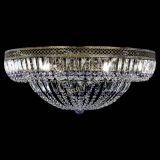 Люстра Венеция Купол пластинка под бронзу Фиолетовая в Сочи