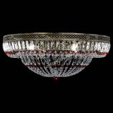 Люстра Венеция Купол пластинка под бронзу Красная в Сочи