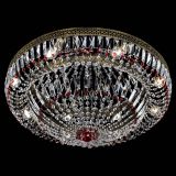 Люстра Венеция Купол пластинка под бронзу Красная в Сочи